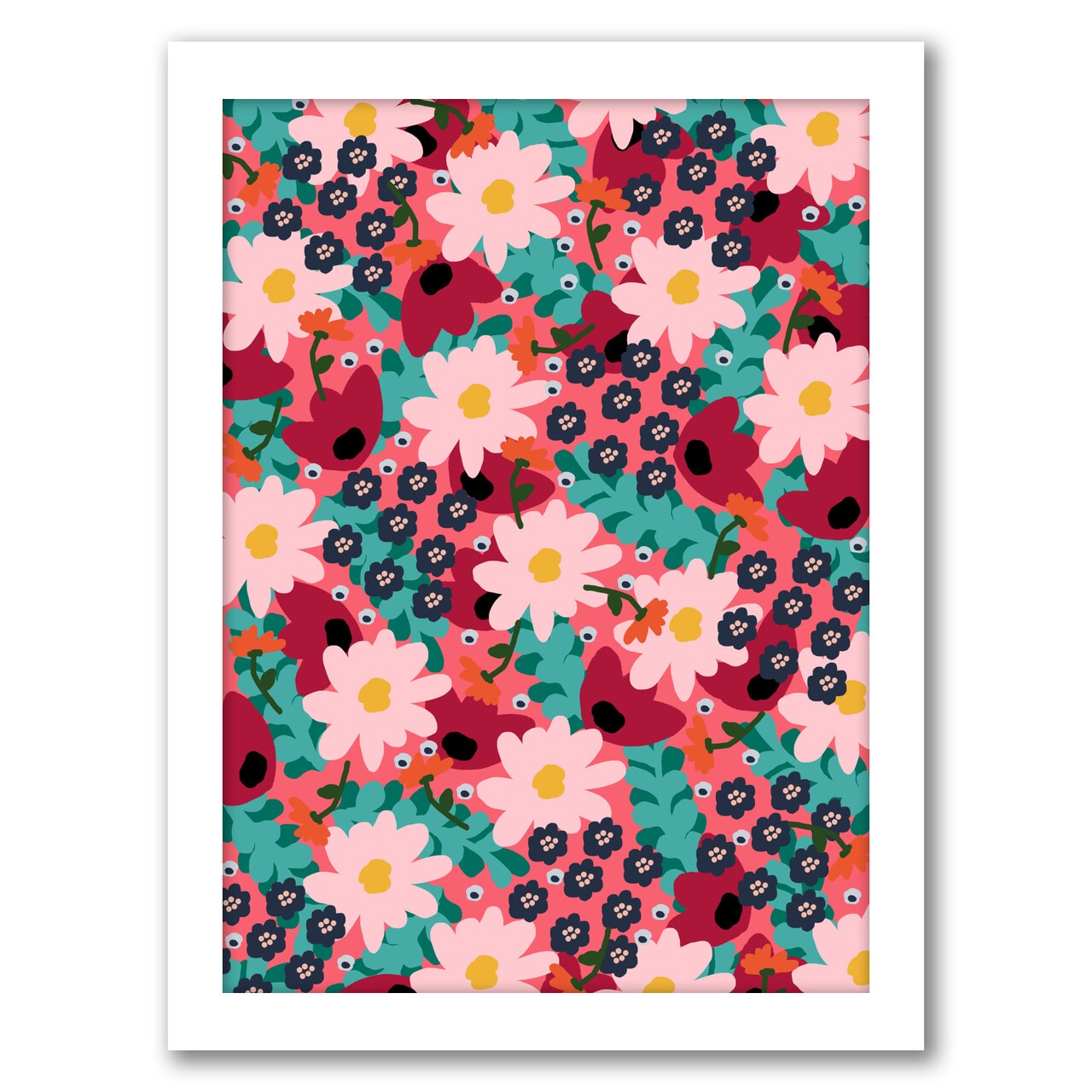 Rainy Day Flowers by Studio Grand-Pere Frame  - Americanflat